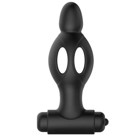 Plug anal en silicone avec vibration — MR PLAY