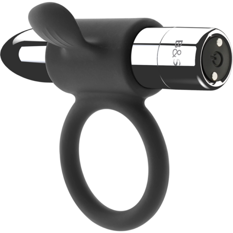 Bague rechargeable cameron argent — BLACK&SILVER
