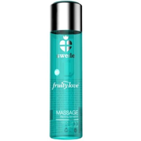 Fruity love huile de massage effet chauffant cassis et citron vert 60 ML — SWEDE