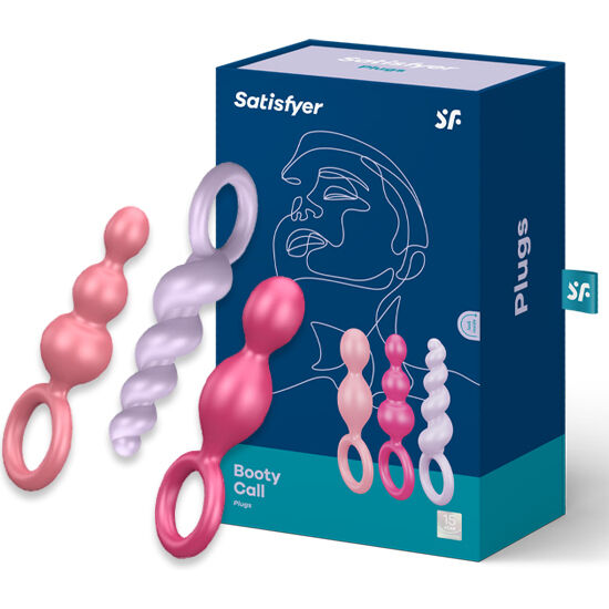 JEU de bouchons anal 3 PCS tricolore — SATISFYER, vue 2