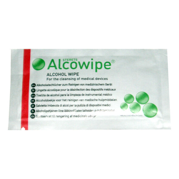 Lingettes nettoyantes à l'alcool 10 unités — ELECTRASTIM, vue 2