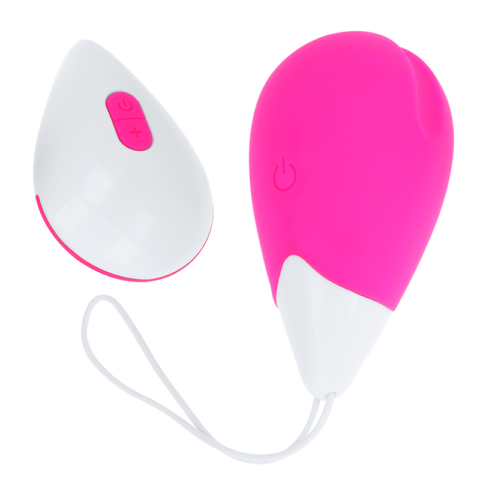 ŒUF vibrant texturé 10 modes rose et blanc