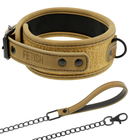 Collier chaîne doublée de néoprène — FETISH SUBMISSIVE ORIGIN