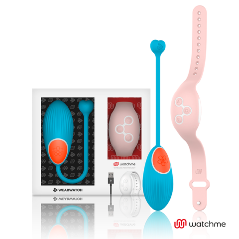 Télécommande watchme technologie oeuf bleu / rose