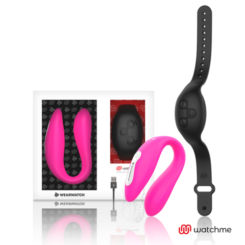 Vibrateur double technologie watchme fuchsia/azabache — WEARWATCH