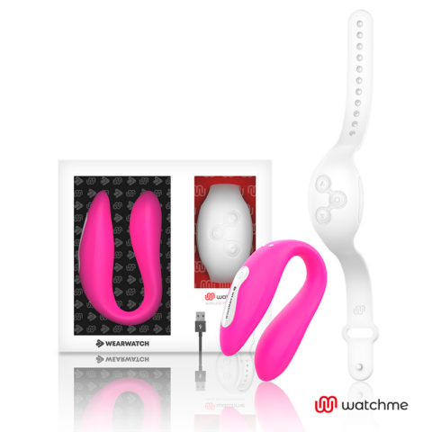 Watchme vibrateur double technologie fuchsia / neige — WEARWATCH