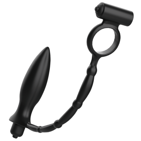 Plug anal avec anneau vibrant — ADDICTED TOYS