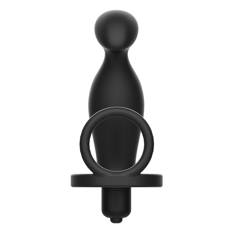 Plug anal avec anneau en silicone noir 12 CM — ADDICTED TOYS, vue 5