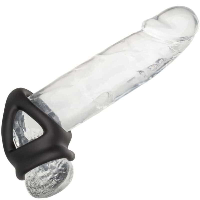 Alpha bague dual cage noir — CALEXOTICS