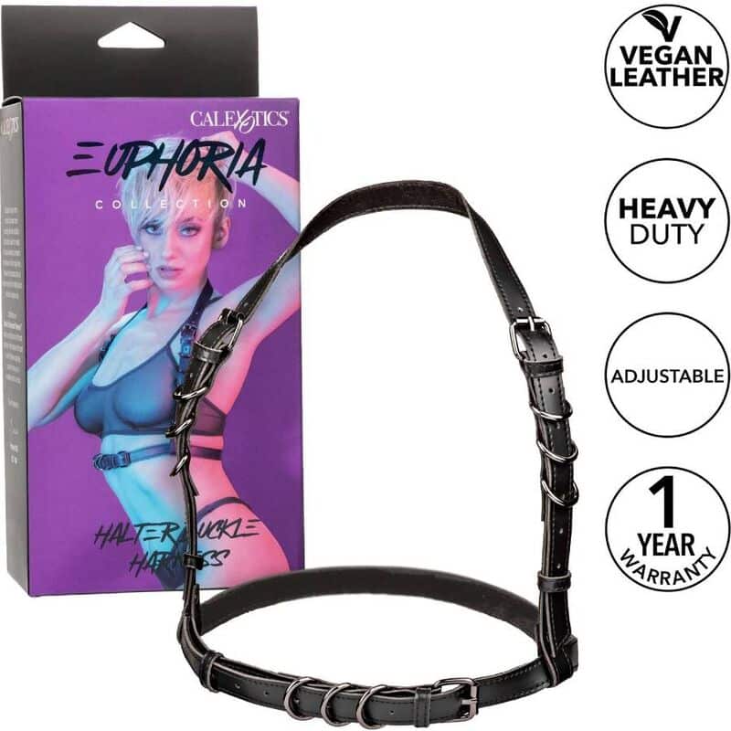 Euphoria harnais boucle licol noir — CALEXOTICS, vue 3