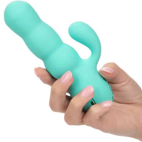 Vibrateur DEL MAR diva rabbir aqua green par california dreaming