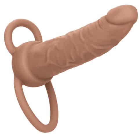 Performance maxx rechargeable double pénétrateur peau brun — CALEXOTICS