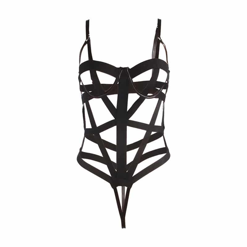 Body sexy découpes noir L/XL — SUBBLIME, vue 4