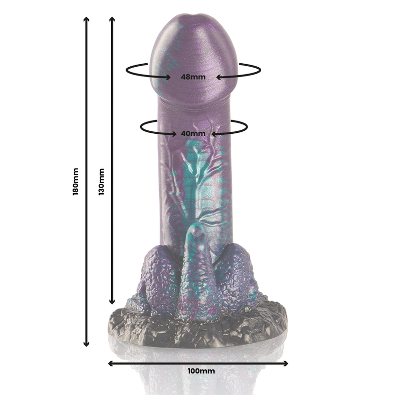 Gode basilic double plaisir écailleux petite taille — EPIC, vue 3