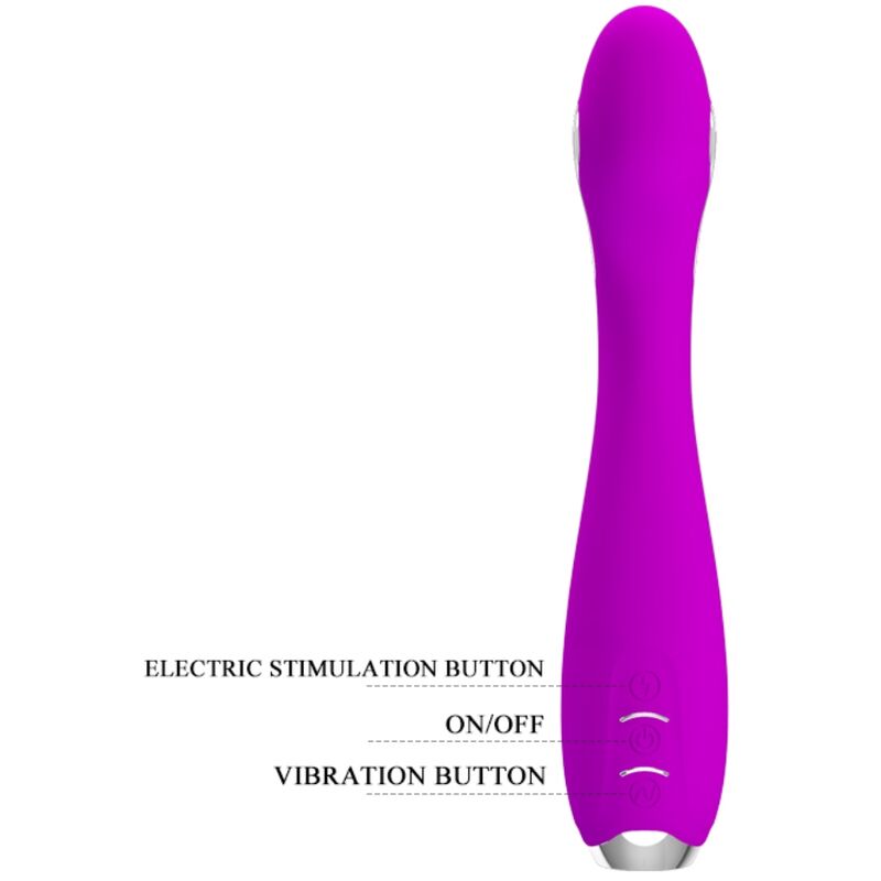 Vibrateur électrochoc rechargeable hector-imperméable violet — PRETTY LOVE, vue 6