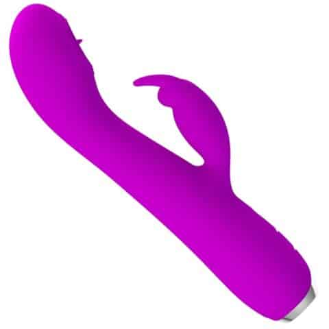 Vibrateur rechargeable rachel avec ventouse violette — PRETTY LOVE
