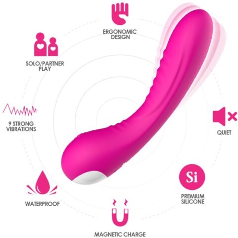 Vibrateur legend silicone fuchsia — ARMONY