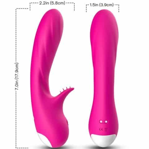 Vibrateur romance avec stimulateur fuchsia — ARMONY