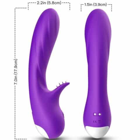 Vibrateur romance avec stimulateur violet — ARMONY