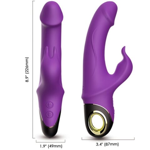 Meteror dildo vibrateur lapin violet — ARMONY