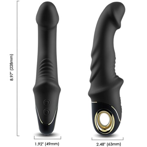 Joyblade gode vibrateur rotateur noir — ARMONY