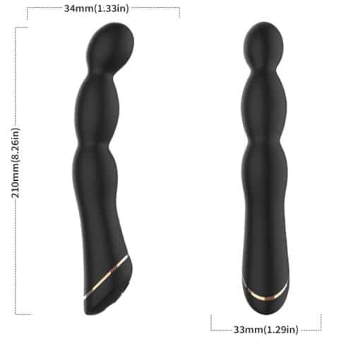 Vibrateur bambu réglable noir — ARMONY
