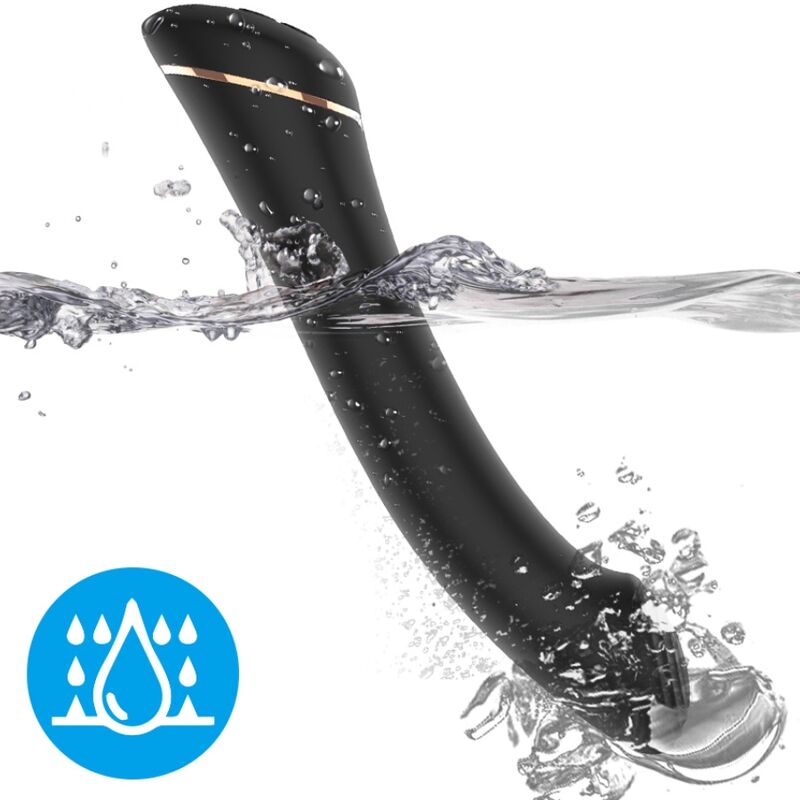 Vibrateur falt head silicone noir — ARMONY, vue 2