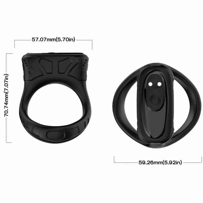 Anneau vibrateur & multiposition noir — ARMONY, vue 4