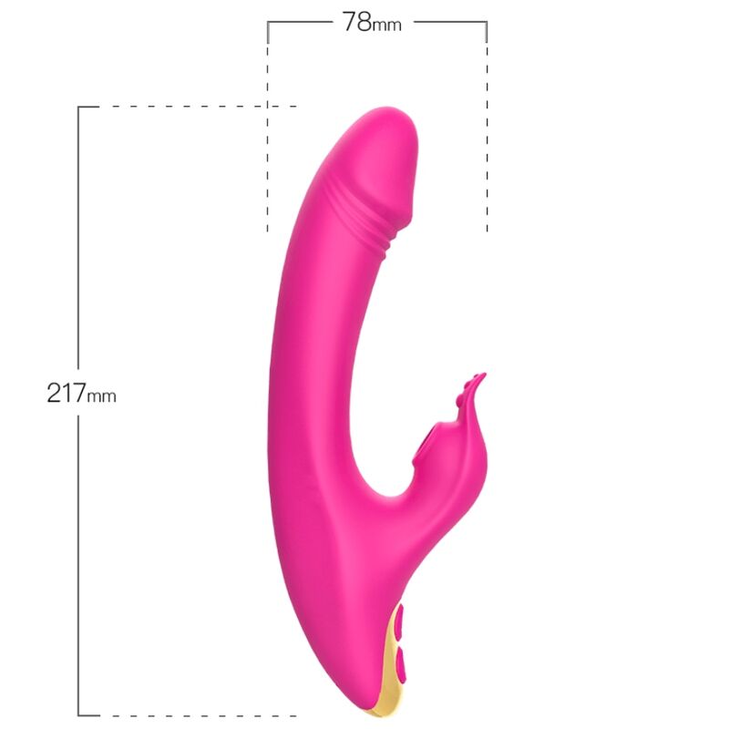 Ventouse love clitoris & point G fuchsia — ARMONY, vue 2