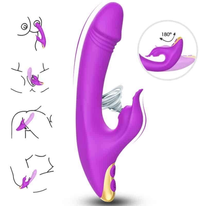 Love clitoris & g-spot suction violet — ARMONY, vue 2