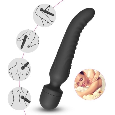 Mission massager & vibrateur effet chaleur noir — ARMONY
