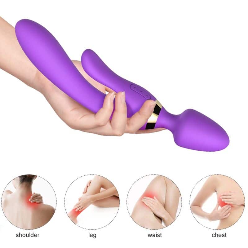 Masseur & vibrateur lapin violet — ARMONY, vue 2