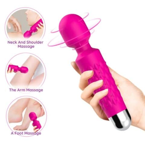 Masseur & vibrateur postman tête super flexible fuchsia — ARMONY