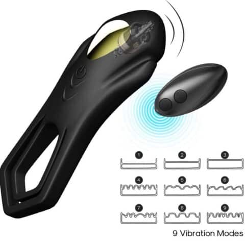 Télécommande double anneau vibrateur roadster noir — ARMONY