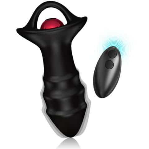 Vibrateur à doigts kylin et télécommande de plug anal noir — ARMONY