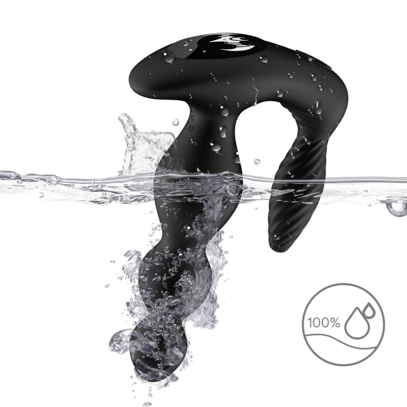 Manfun vibrateur & stimulateur anal plug télécommande noir — ARMONY, vue 3