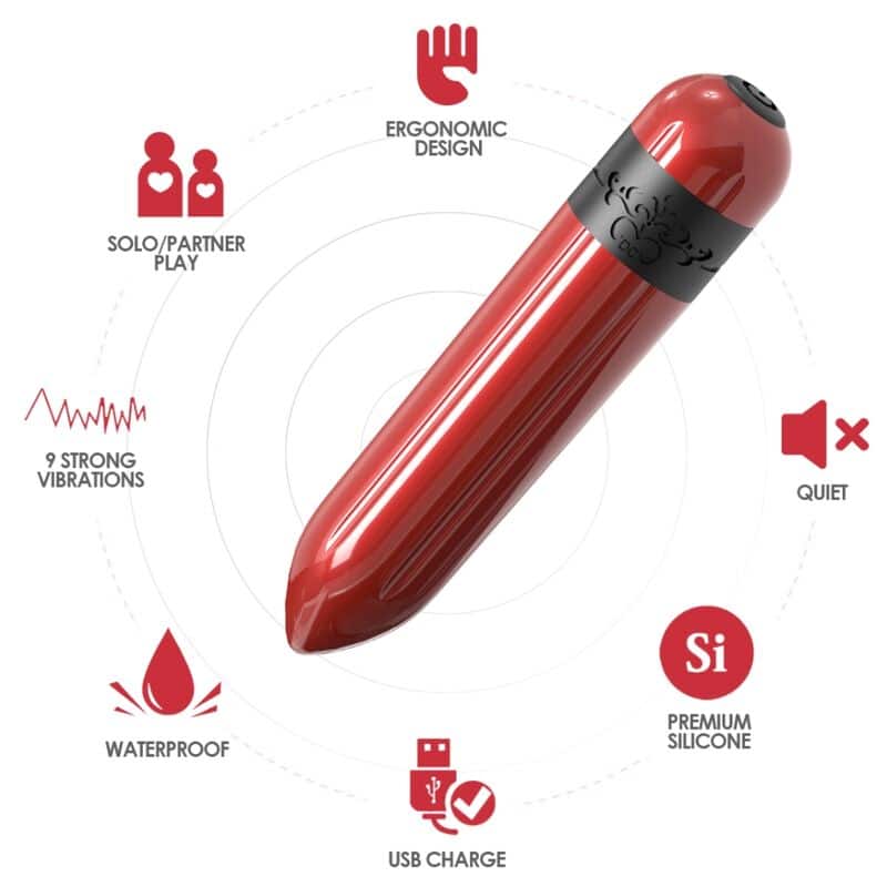 Rocket vibrateur bullet fuchsia — ARMONY, vue 2
