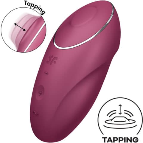 TAP & climax 1 vibrateur lay-on rouge — SATISFYER
