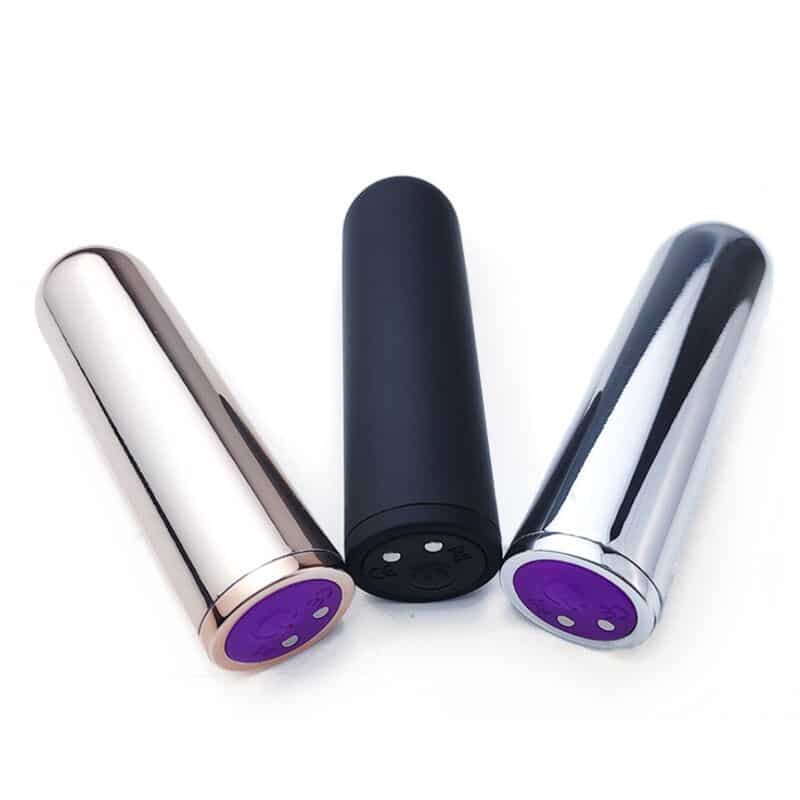 Vibrateur bullet argent 2.1 CM X 7.9 CM — ARMONY, vue 3