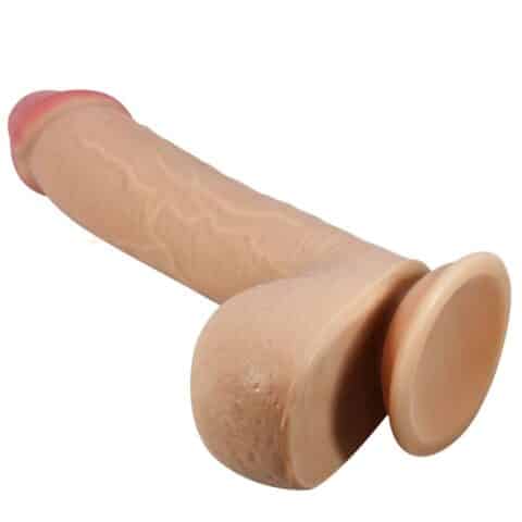 Série sliding skin gode réaliste avec ventouse sliding skin flesh 23,4 CM — PRETTY LOVE