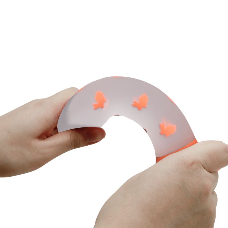 Gode magique nightfall sans vibration orange lumineux — PRETTY LOVE, vue 2