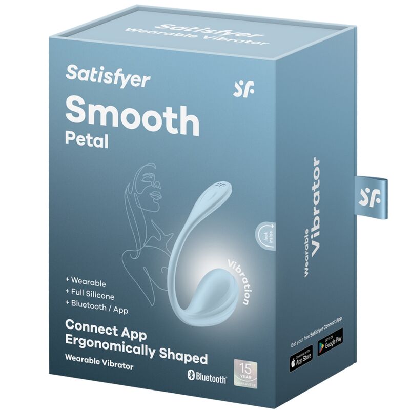 Application gratuite stimulateur de point G pétale lisse bleu ciel — SATISFYER, vue 6