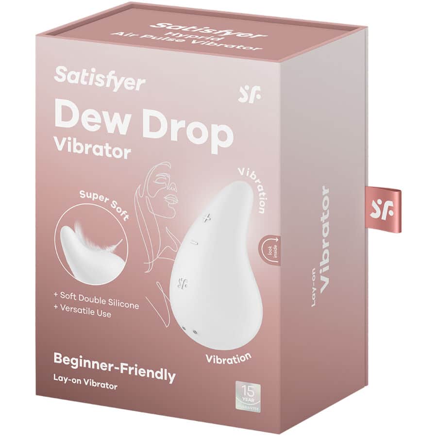 Vibrateur DEW drop lay-on blanc — SATISFYER, vue 5