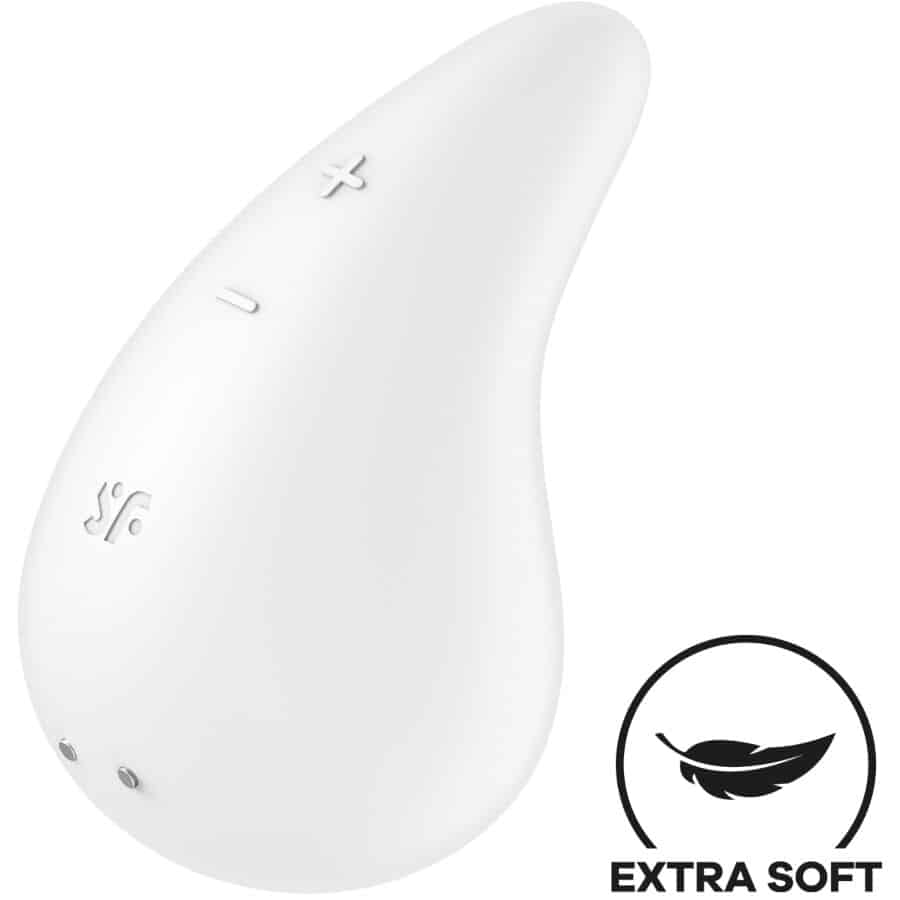 Vibrateur DEW drop lay-on blanc — SATISFYER