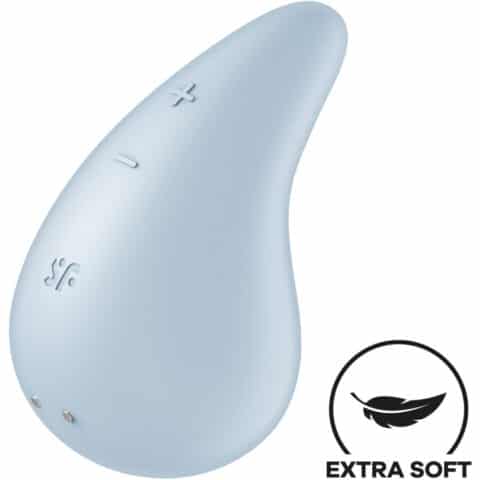 Vibrateur DEW drop lay-on bleu — SATISFYER