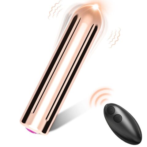 Warhead vibrator bullet télécommande doré 2 CM X 8.8 CM — ARMONY