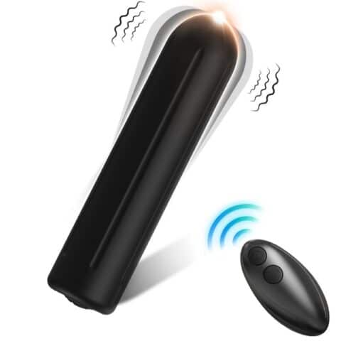 Warhead vibrator bullet télécommande noir 2 CM X 8.8 CM — ARMONY