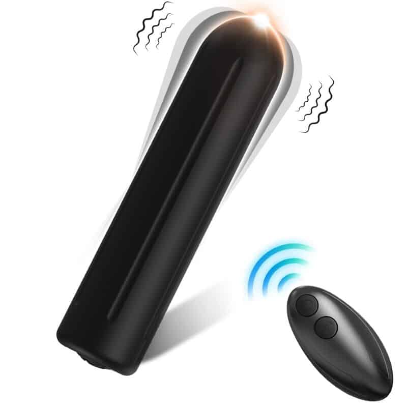 Warhead vibrator bullet télécommande noir 2 CM X 8.8 CM — ARMONY