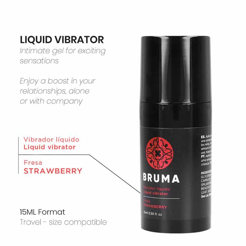 Vibrateur liquide ultra glissant fraise 15 ML – Image 2