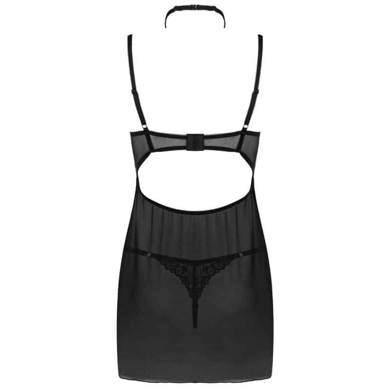 Ensemble binella babydoll + thong noir — LIVCO CORSETTI FASHION, vue 4